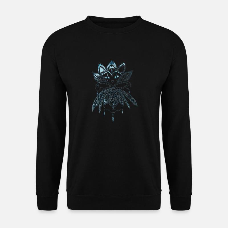 Mystic Cat - Unisex Pullover - Schwarz