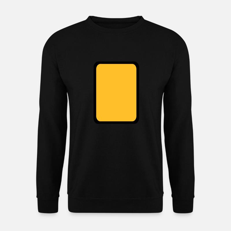 Yellow card Referee - Unisex Sweatshirt - black
