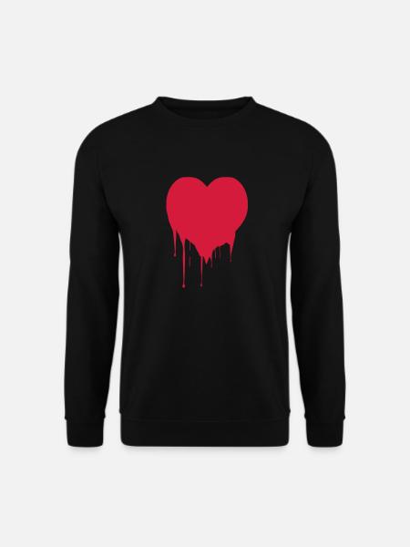 herzschmerz - Unisex Pullover - Schwarz