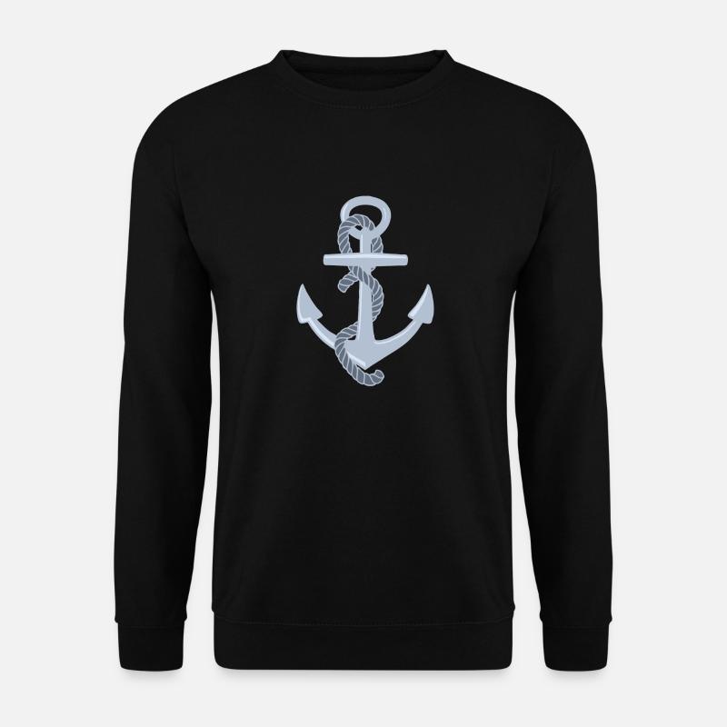 Anker-1.png - Unisex Pullover - Schwarz