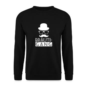 Chemise de l'équipe JGA pour homme marié - Sweat-shirt Unisexe - noir - Devant - Alina (178cm) & Michal (187cm)