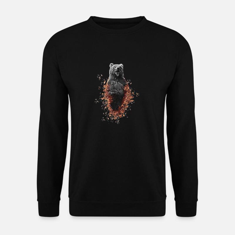 bear - Unisex Sweatshirt - black