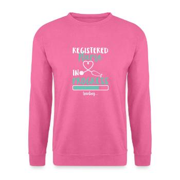 Infirmière autorisée en cours de chargement - Sweat-shirt Unisexe - rose - Devant
