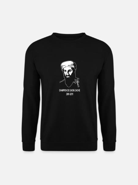 Bin Laden cache cache - Unisex Pullover - Schwarz