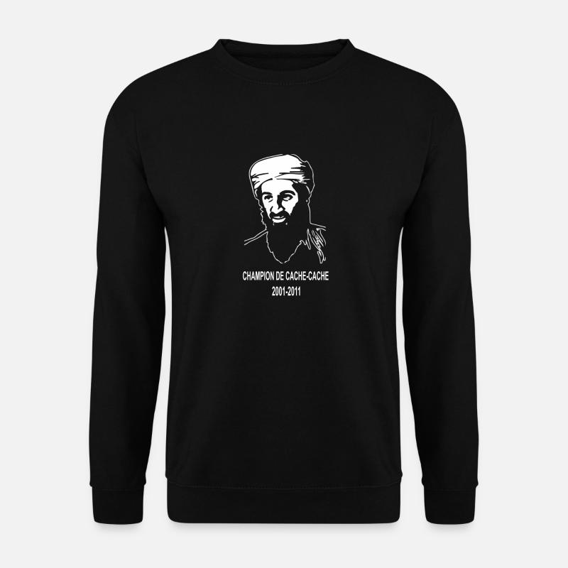 Bin Laden hides hide - Unisex Sweatshirt - black