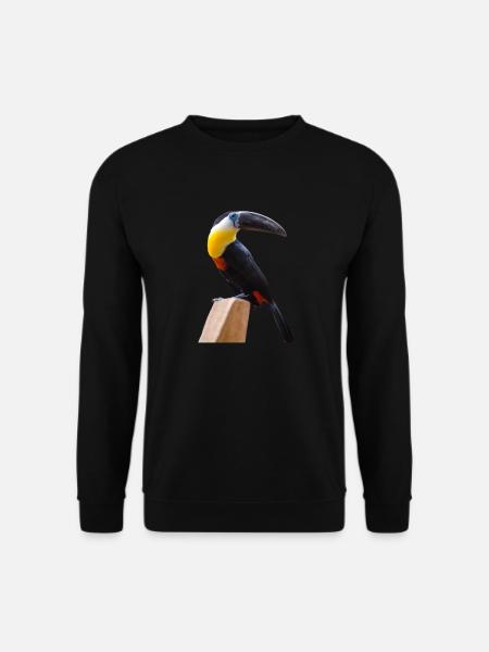 langSchnabel Vögel - Unisex Pullover - Schwarz