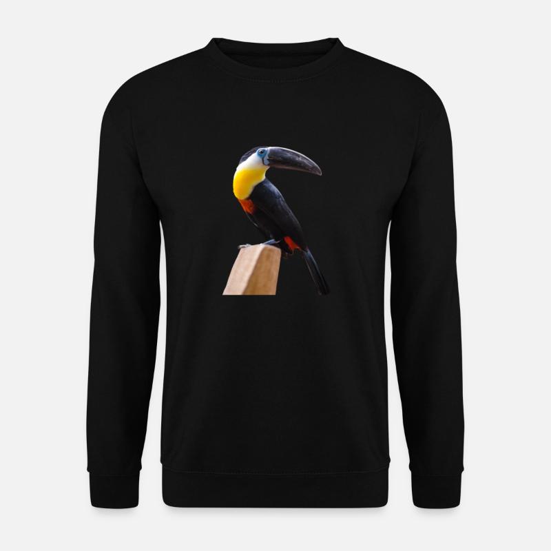 langSchnabel Vögel - Unisex Pullover - Schwarz