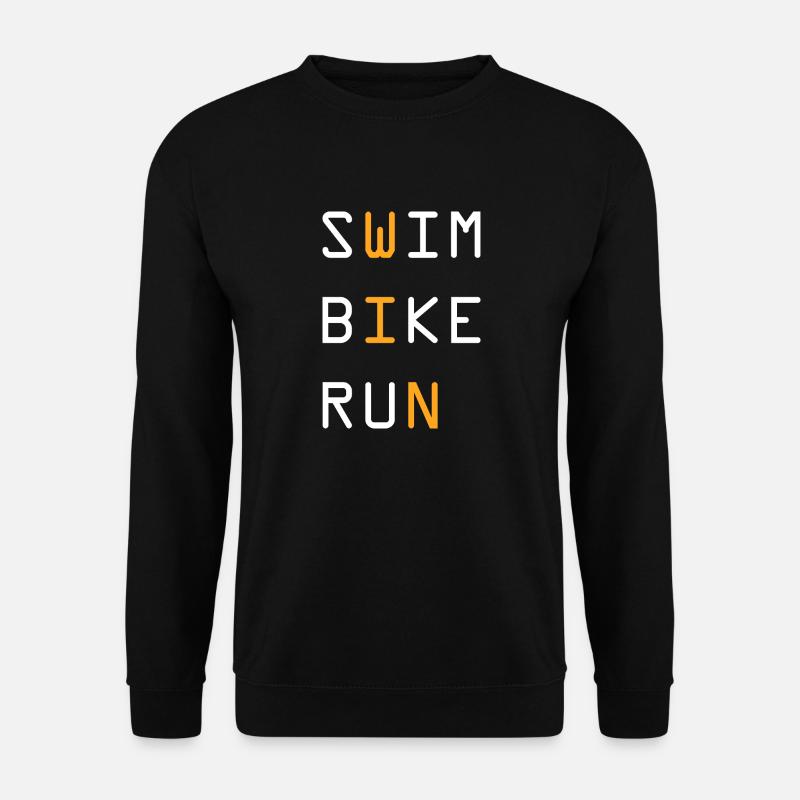 Triathlon Swim Bike - Unisex Pullover - Schwarz