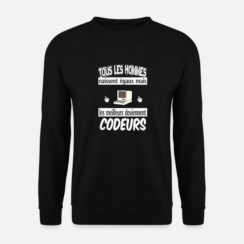 codeurs - Sweat-shirt Unisexe - noir
