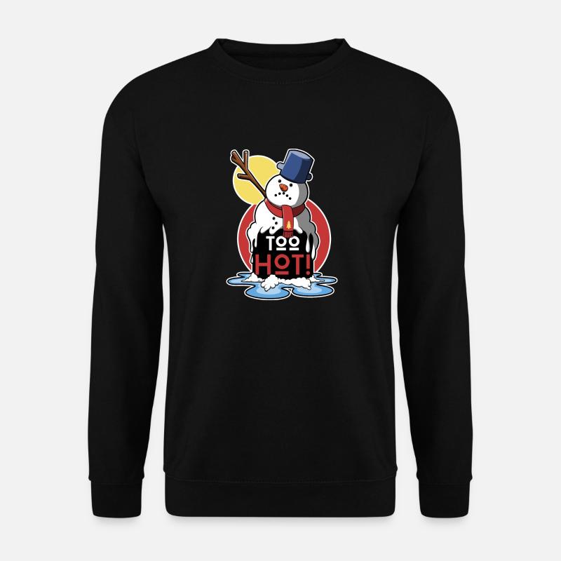 Zu heiß ver.2 - Unisex Pullover - Schwarz