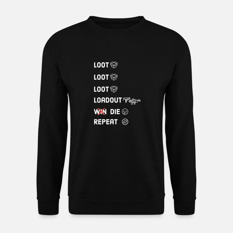 Gamers Life - Unisex Pullover - Schwarz