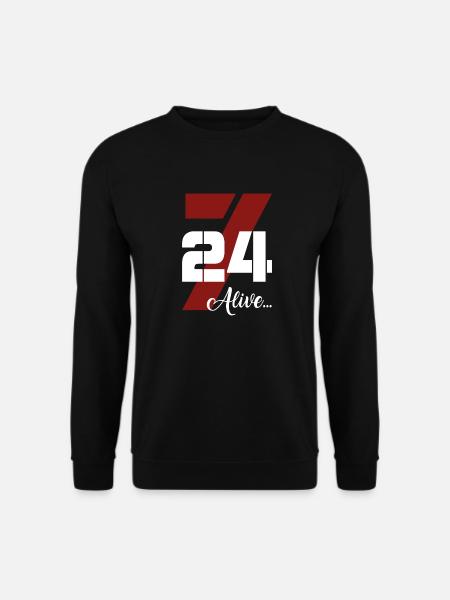 24/7 Alive - Unisex Pullover - Schwarz