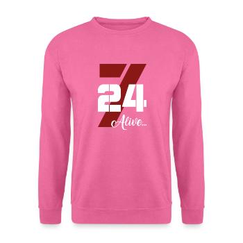 24/7 Alive - Unisex Pullover - Pink - Vorne