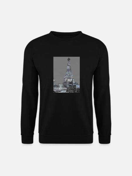 City Trip Paris - Sweat-shirt Unisexe - noir