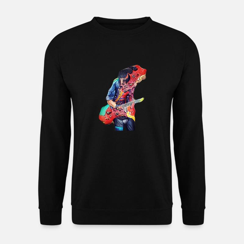 Demon Gitarrist - Unisex Pullover - Schwarz