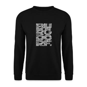 Burgdorf / Schweiz / Emmental / Pilze - Unisex Pullover - Schwarz - Vorne - Alina (178cm) & Michal (187cm)