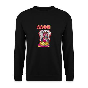 COGGI INDENOSIA - Sweat-shirt Unisexe - noir - Devant - Alina (178cm) & Michal (187cm)