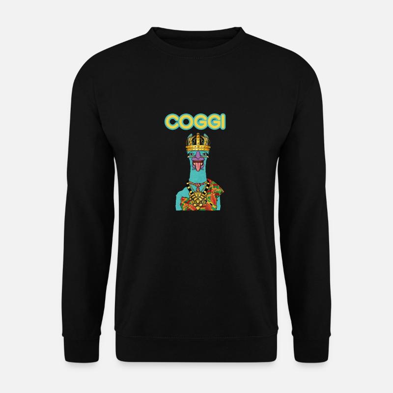 COGGI AFRIKANISCHER KÖNIG - Unisex Pullover - Schwarz