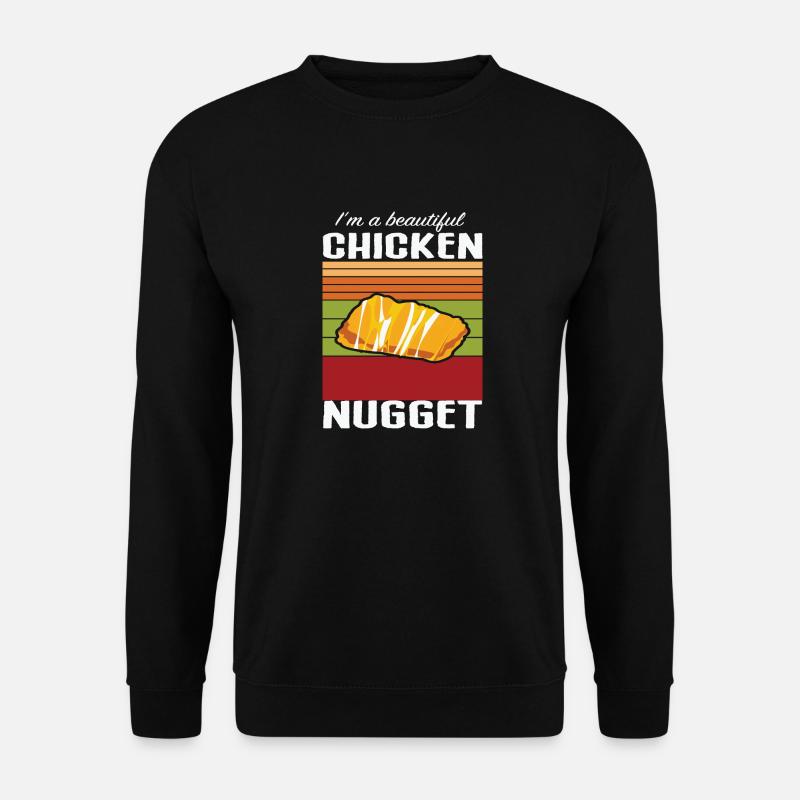 Schönes Chicken Nugget - Unisex Pullover - Schwarz