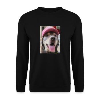 The Charlie Dog - Unisex Pullover - Schwarz - Vorne - Alina (178cm) & Michal (187cm)