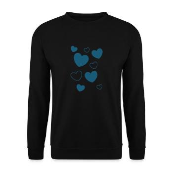 Cadeau pour la fête des mères : Idée de cadeau pour la fête des mères - Sweat-shirt Unisexe - noir - Devant - Alina (178cm) & Michal (187cm)
