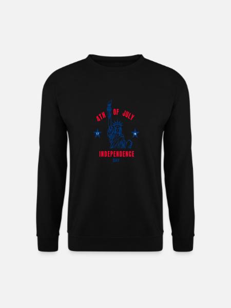 Lady Liberty Shirt - Unisex Pullover - Schwarz