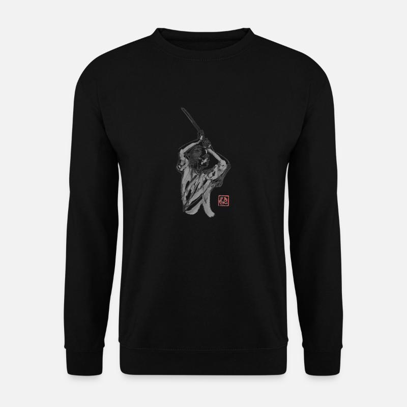 vor dem Streik - Unisex Pullover - Schwarz