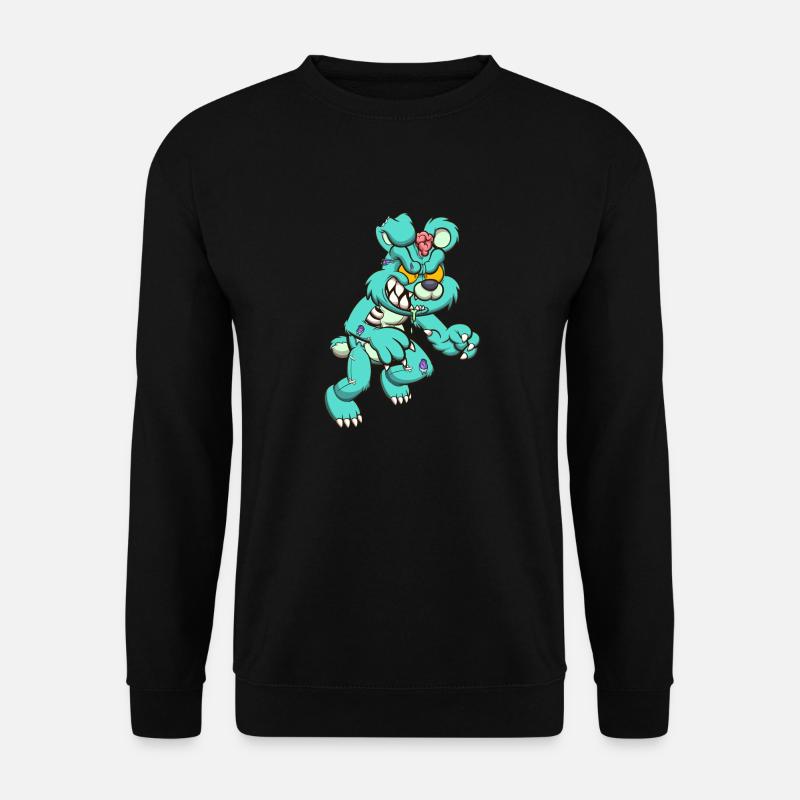 Zombie Teddybär - Unisex Pullover - Schwarz
