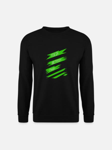 escaping reality gift fun reading present - Unisex Pullover - Schwarz