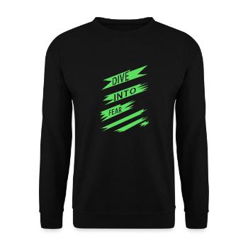 bungee jumping techniques bungee jumping tips - Unisex Pullover - Schwarz - Vorne - Alina (178cm) & Michal (187cm)