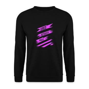 Bday Fun Amateurs de livres drôles Dictons drôles - Sweat-shirt Unisexe - noir - Devant - Alina (178cm) & Michal (187cm)