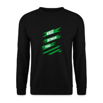 Literature Appreciation Escaping Routine - Unisex Sweatshirt - black - Front - Alina (178cm) & Michal (187cm)