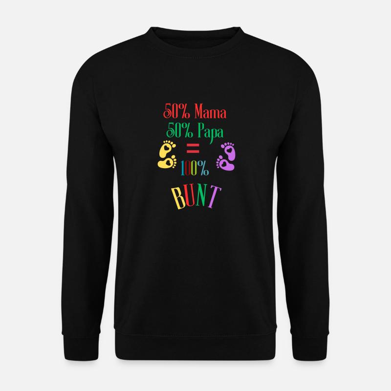 Barboteuse pour bébé 50% - Sweat-shirt Unisexe - noir