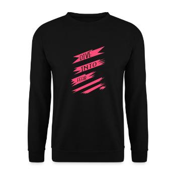 resilient courage free fall present courage quotes - Unisex Pullover - Schwarz - Vorne - Alina (178cm) & Michal (187cm)