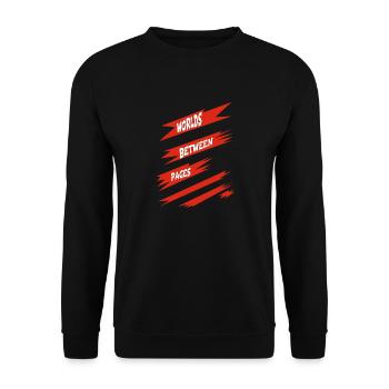 Mental Getaway Classic Literature Geek Statement - Unisex Sweatshirt - black - Front - Alina (178cm) & Michal (187cm)