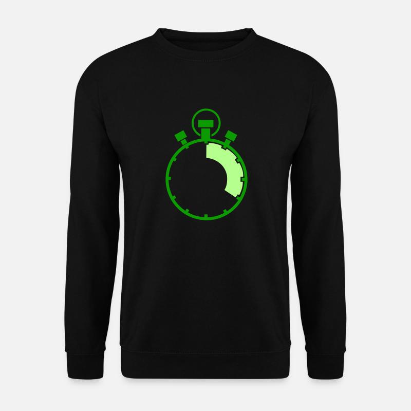 stopuhr - Unisex Pullover - Schwarz