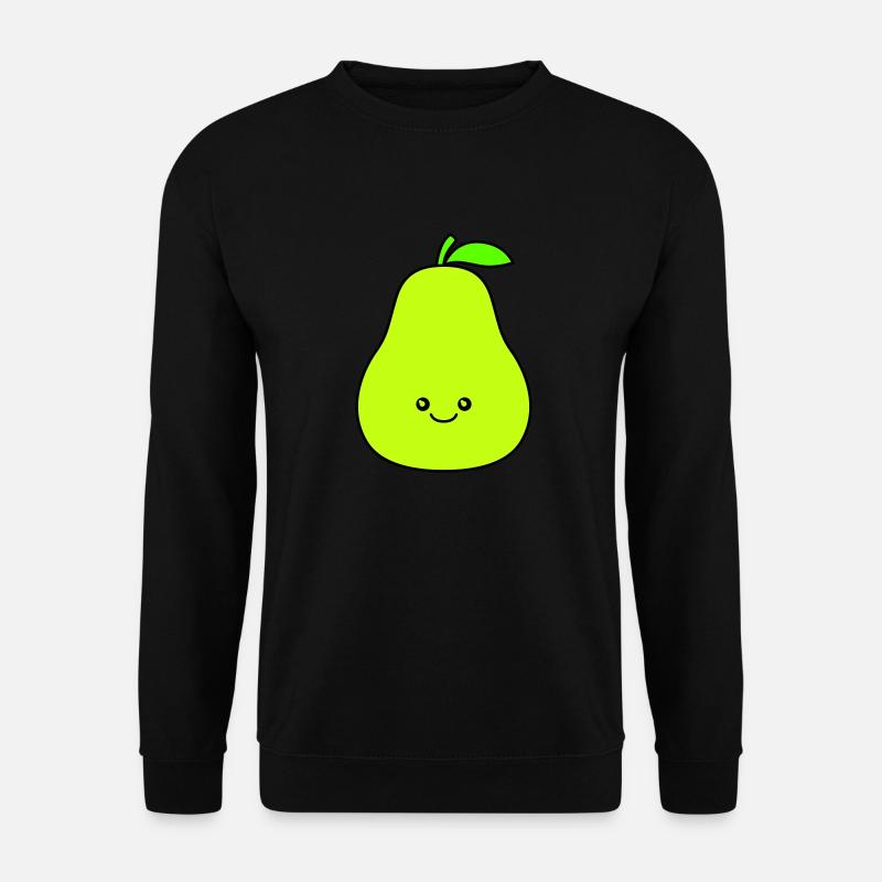 Bande dessinée poire - Sweat-shirt Unisexe - noir