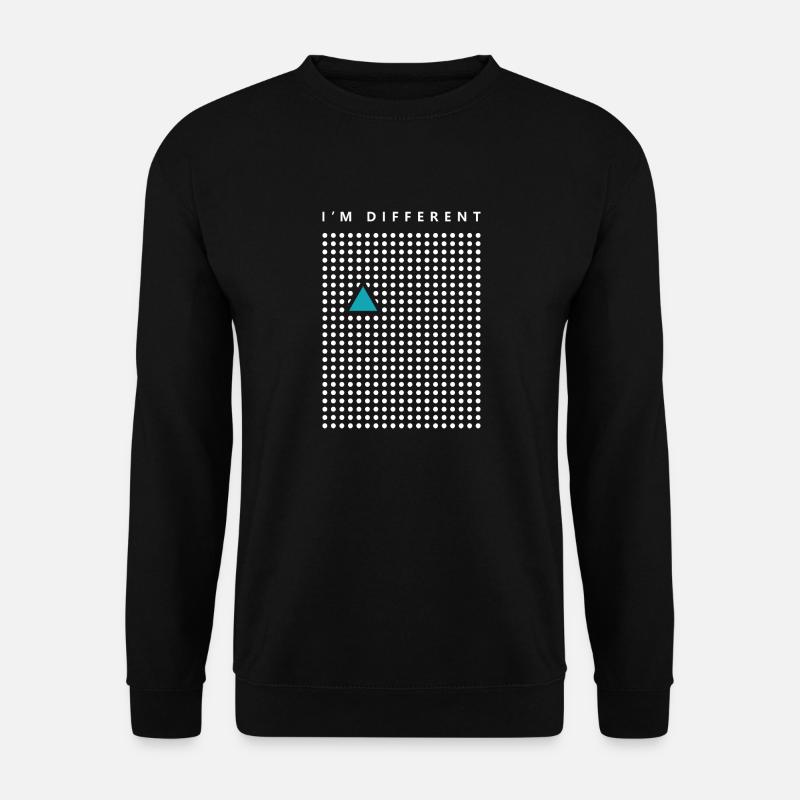 Anders stylish triangle - Unisex Sweatshirt - black