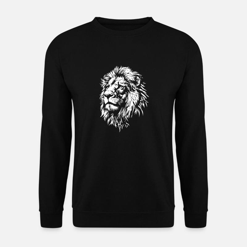 Lion - Unisex Sweatshirt - black