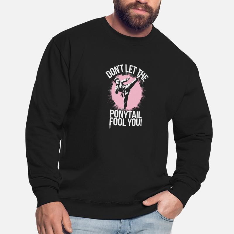 Queue de cheval avec puissance Sweat-shirt Unisexe