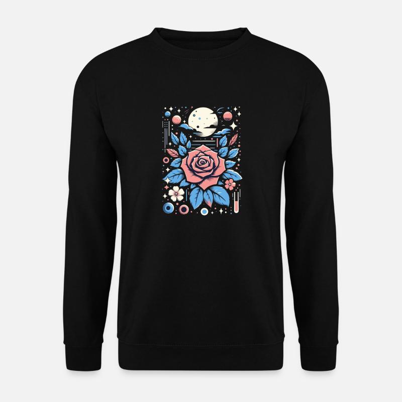 Cosmic Rose - Unisex Sweatshirt - black