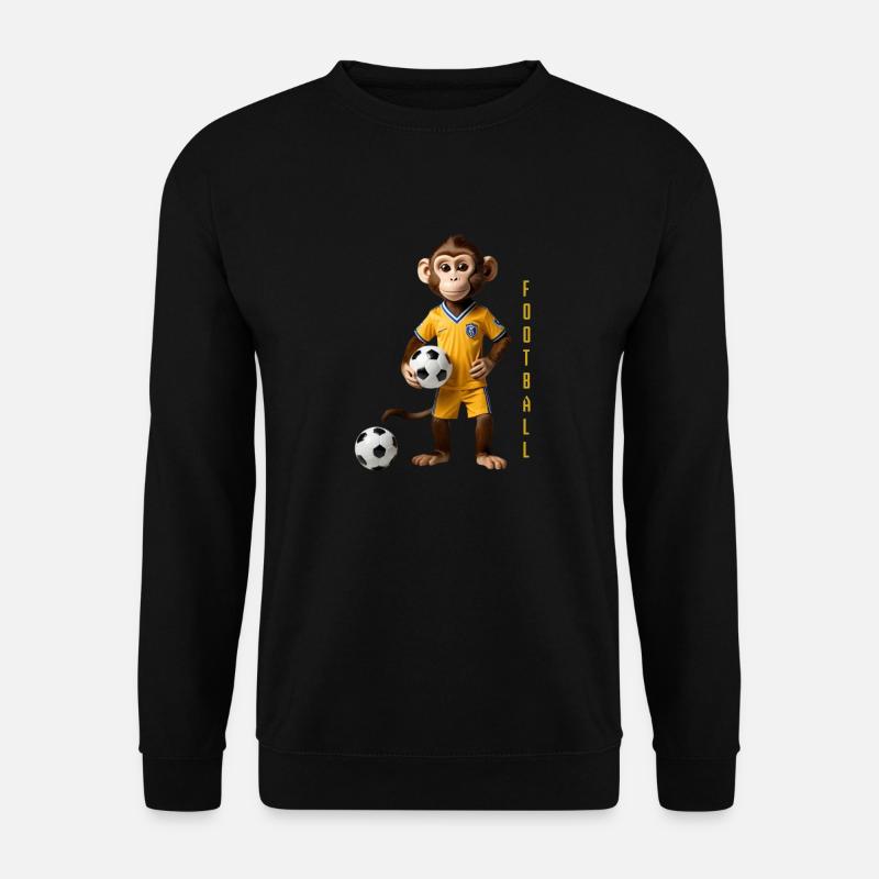 Cool monkey - Unisex Pullover - Schwarz