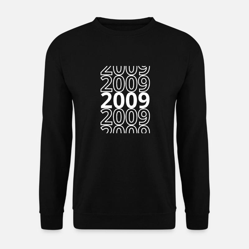 2009 2009 2009 - Unisex Pullover - Schwarz