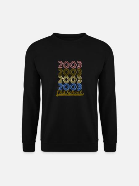 Old School 2003 - Unisex Pullover - Schwarz