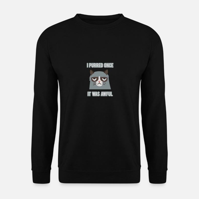 Grumpy Cat - Unisex Pullover - Schwarz