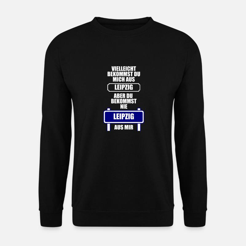Leipzig Stadt Design - Unisex Pullover - Schwarz