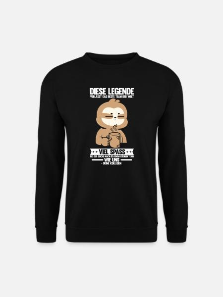 Abschied Kollegin Abschiedsparty Geschenk - Unisex Pullover - Schwarz