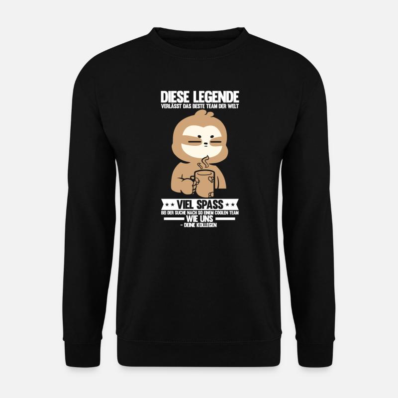 Abschied Kollegin Abschiedsparty Geschenk - Unisex Pullover - Schwarz