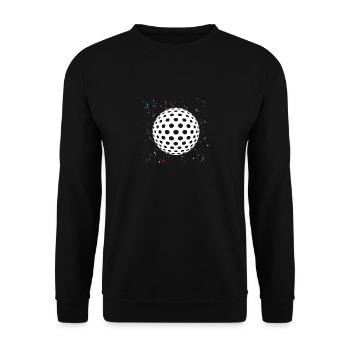 Golfers Golf - Unisex Sweatshirt - black - Front - Alina (178cm) & Michal (187cm)