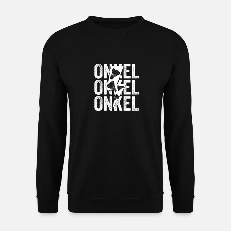 Badminton Uncle Badminton - Unisex Sweatshirt - black